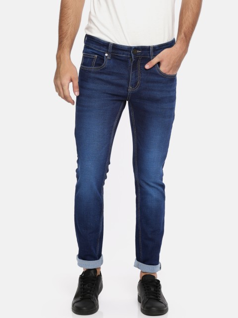 

Nature Casuals Men Blue Slim Fit Mid-Rise Clean Look Stretchable Jeans
