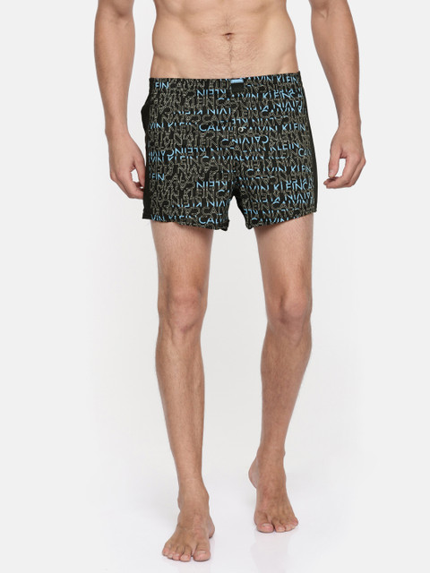 

Calvin Klein Innerwear Black & Blue Printed Boxer NU86522IF