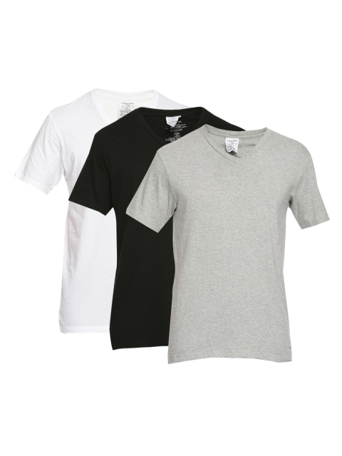 

Calvin Klein Innerwear Pack of 3 Pure Cotton T-shirts, Grey