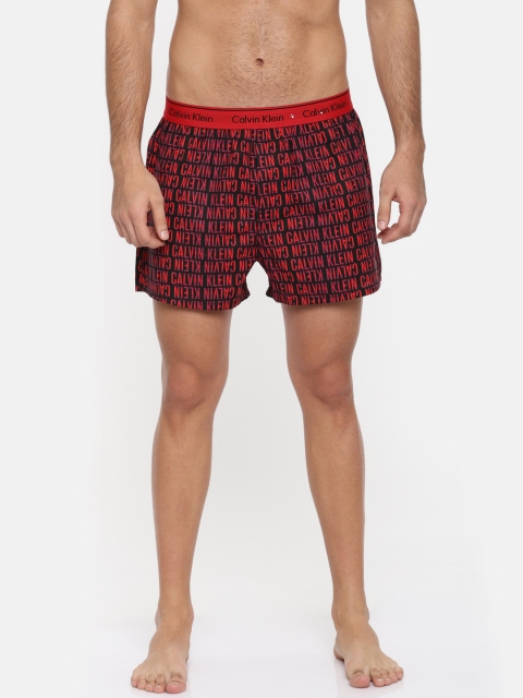 

Calvin Klein Innerwear Black & Red Printed Boxer NU17189UT