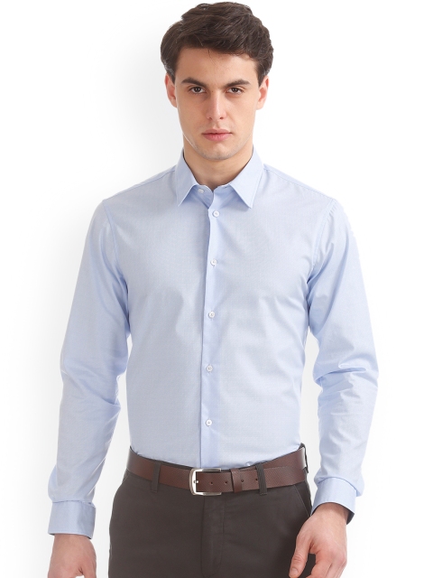 

Arrow New York Men Blue Slim Fit Printed Casual Shirt