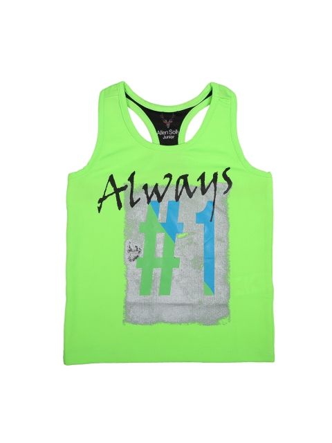 

Allen Solly Junior Girls Green Printed Tank Top