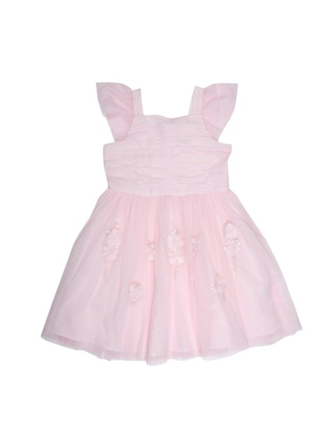 

Allen Solly Junior Girls Pink Embellished Fit and Flare Dress