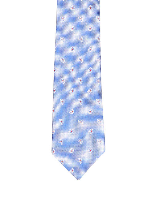 

Peter England Blue Woven Design Skinny Tie