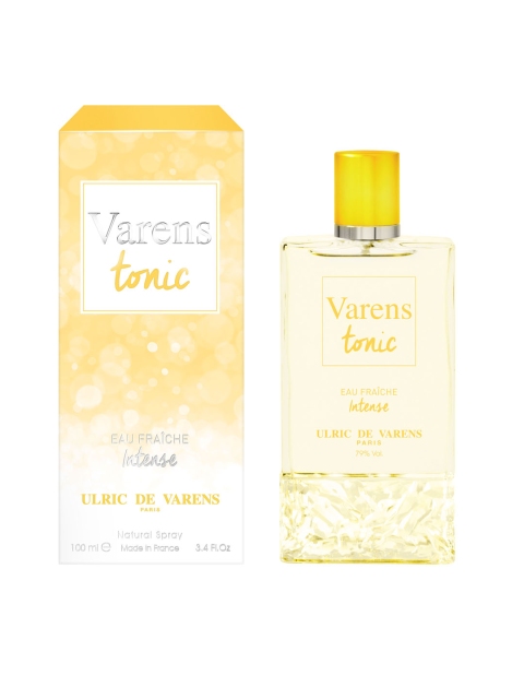 

ULRIC DE VARENS Women Tonic Eau Fraiche Intense Natural Spray 100ml, Yellow
