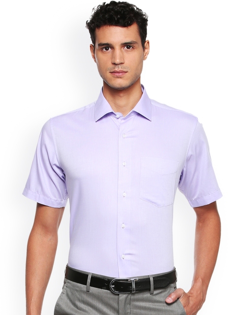

Van Heusen Men Purple Regular Fit Solid Formal Shirt