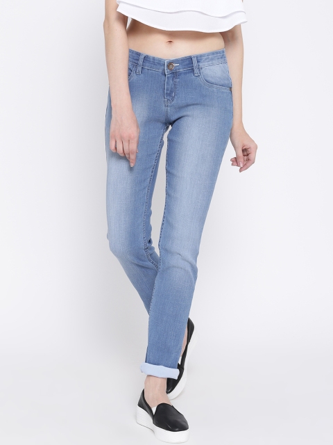 

Fashion Cult Women Blue Slim Fit Mid-Rise Clean Look Jeans