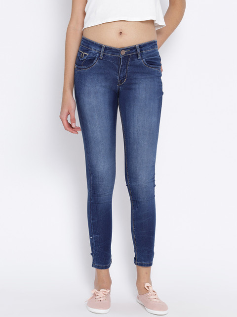 

Fashion Cult Women Blue Slim Fit Mid-Rise Clean Look Jeans
