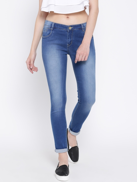 

Fashion Cult Women Blue Slim Fit Mid-Rise Clean Look Jeans