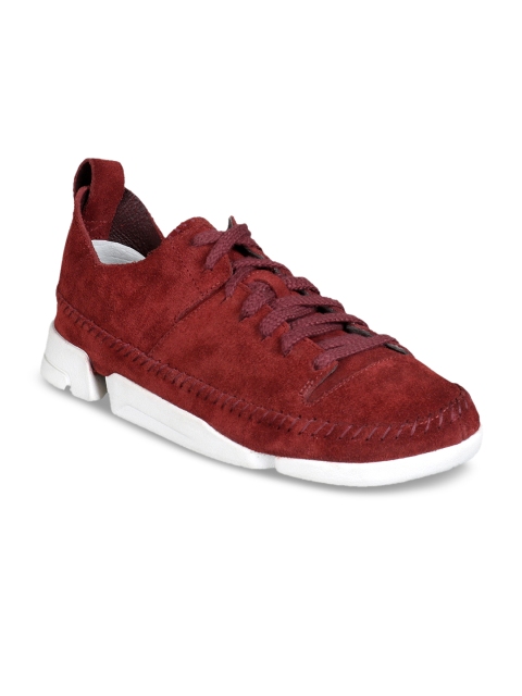 

Clarks Women Rust Red Sneakers