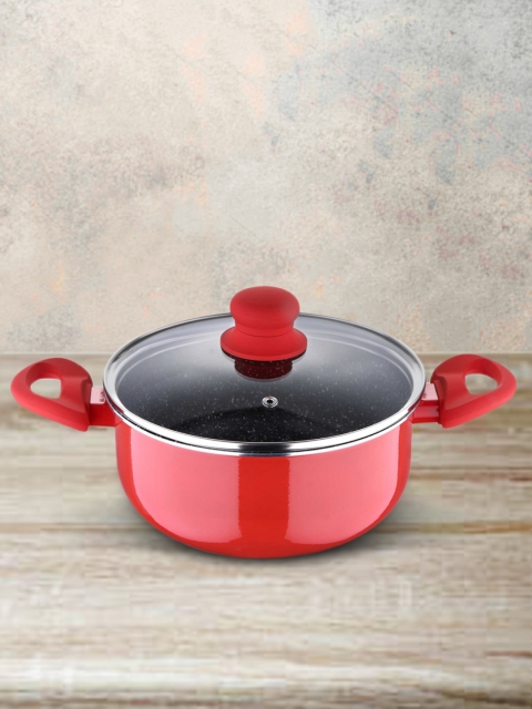 

BERGNER Red & Black Casserole with Lid