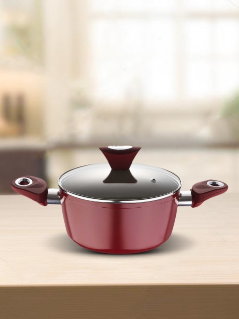 

BERGNER Maroon Stew Pan with Lid