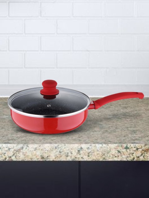 

BERGNER Red Deep Frypan with Lid