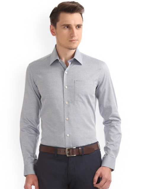 

Arrow Men Grey Slim Fit Printed Casual Shirt