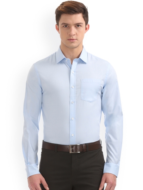 

Arrow Men Blue Slim Fit Solid Formal Shirt
