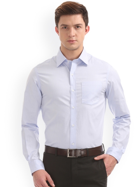 

Arrow Men Blue Slim Fit Solid Formal Shirt