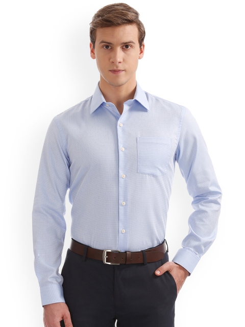 

Arrow Men Blue Slim Fit Printed Formal Shirt