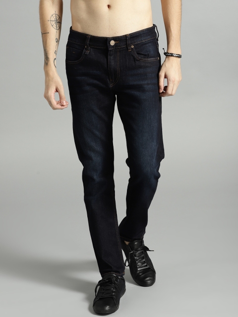 

Roadster Men Navy Blue Skinny Fit Mid-Rise Clean Look Stretchable Jeans