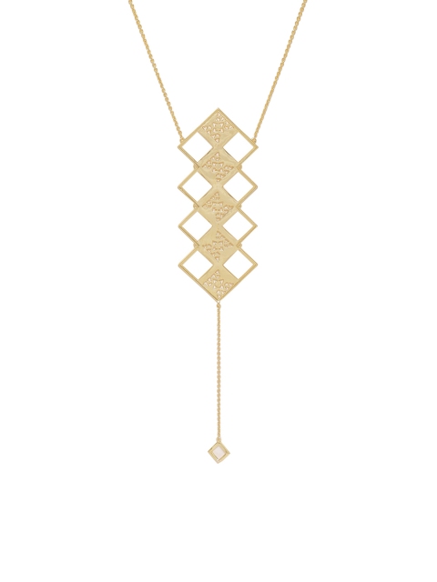 

Voylla Gold-Toned Brass Tasselled Necklace
