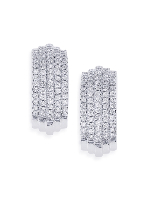 

Peora Sterling Silver Spherical Half Hoop Earrings