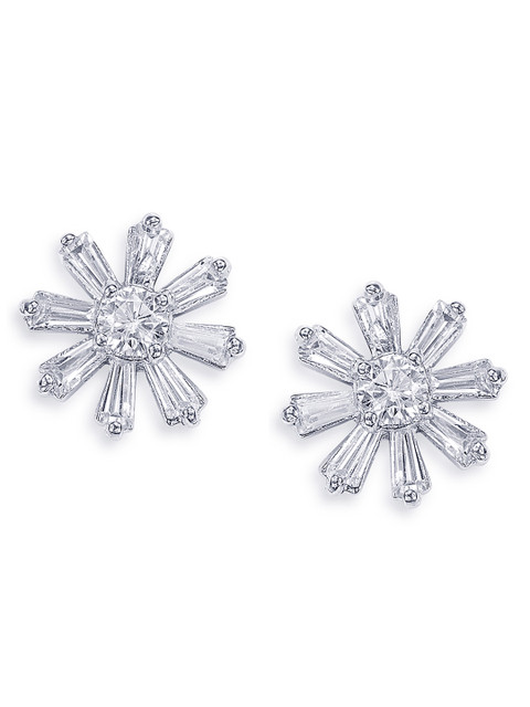 

Peora Sterling Silver Floral Studs