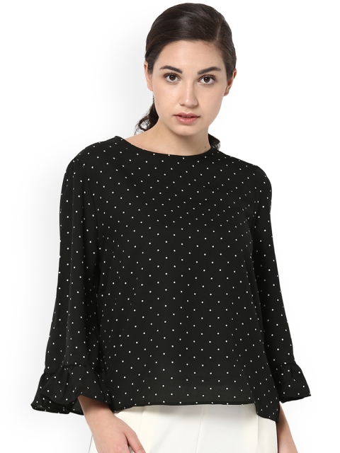 

Van Heusen Woman Black Printed Top