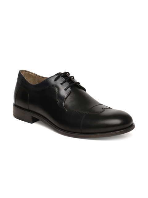 

Language Men Black Leather Brogues