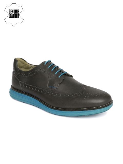 

Language Men Black & Blue Genuine Leather Brogues