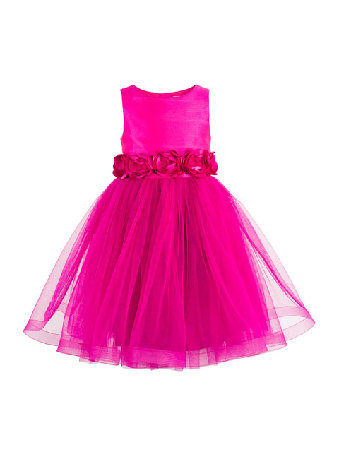

Toy Balloon kids Girls Pink Embellished Fit and Flare Dress