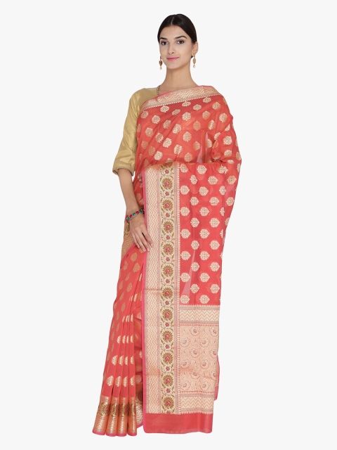 

Chhabra 555 Coral Art Silk Woven Design Banarasi Saree