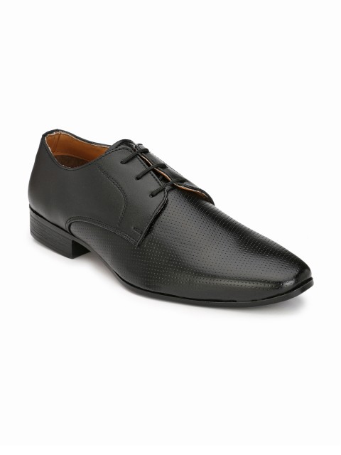 

Hi RELs Men Black Solid Derby