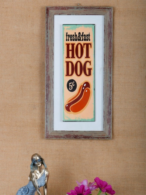 

Importwala Orange & Brown Wall Hanging, Multi