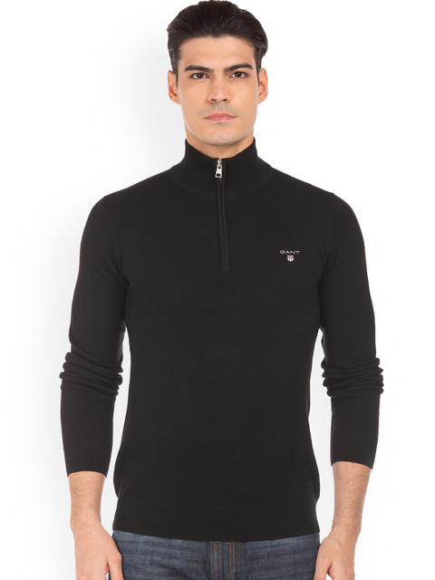 

GANT Men Blue Solid Front-Open
