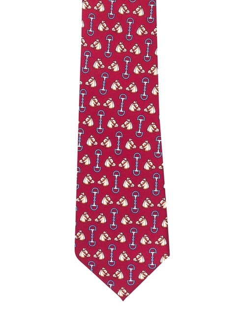 

The Tie Hub Maroon Printed Skinny Tie