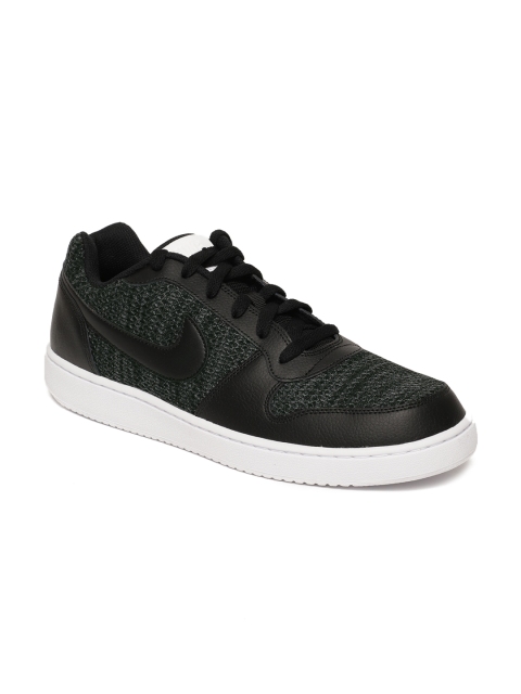 

Nike Men Black Ebernon Low Premium Sneakers