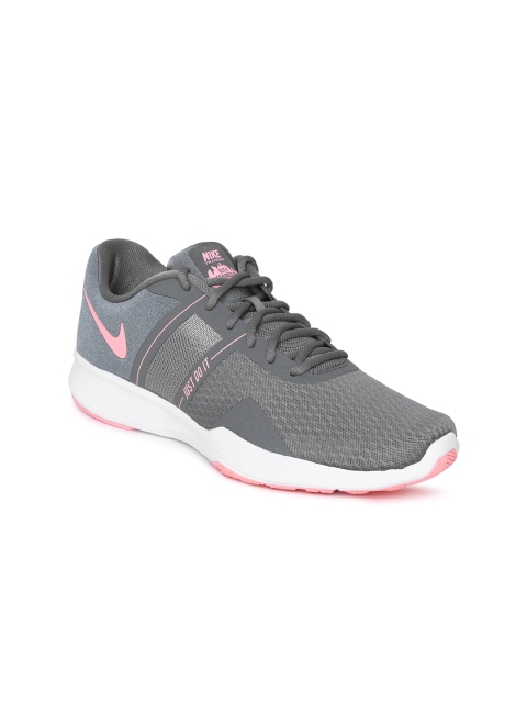 

Nike Women Grey & Pink CITY TRAINER 2 Training Shoes