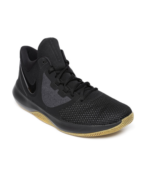

Nike Men Black Air Precision II Basketball Shoe
