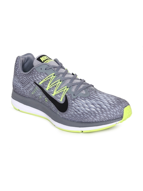 

Nike Men Grey Air Zoom Winflo 5 Running Shoes