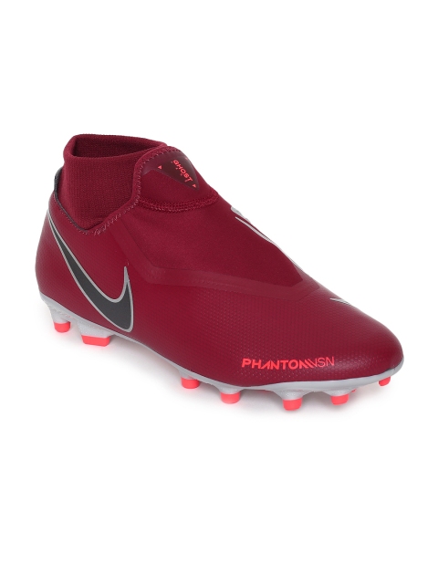 

Nike Unisex Red OBRA 3 ACADEMY DF MG Football Shoes, Maroon