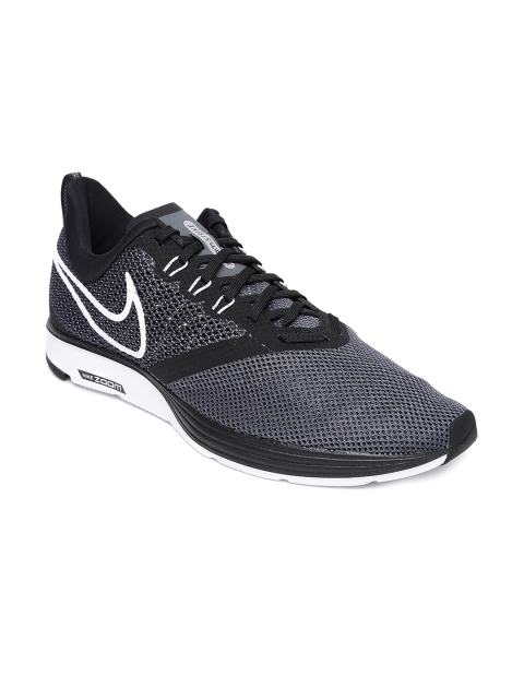 

Nike Men Black Zoom Strike Running Shoe
