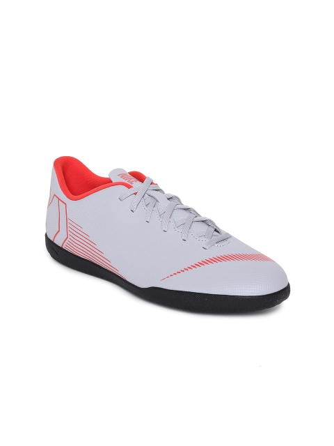 Nike Unisex Grey VAPORX 12 CLUB IC Football Shoes