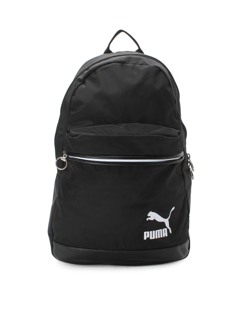 

Puma Unisex Black Brand Logo Backpack