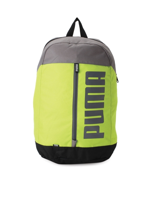 

Puma Unisex Green & Grey Solid Backpack