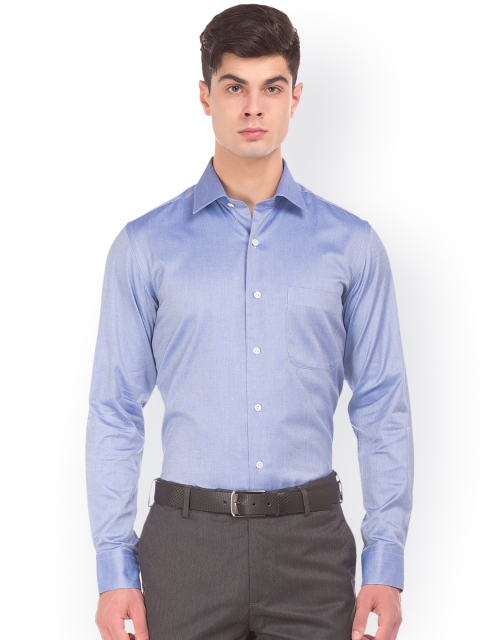 

Arrow Men Blue Regular Fit Solid Formal Shirt