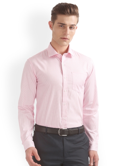 

Arrow Men Pink Slim Fit Solid Formal Shirt