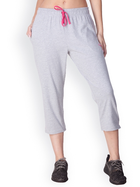 

LYRA Women Grey Melange Solid Track Pants