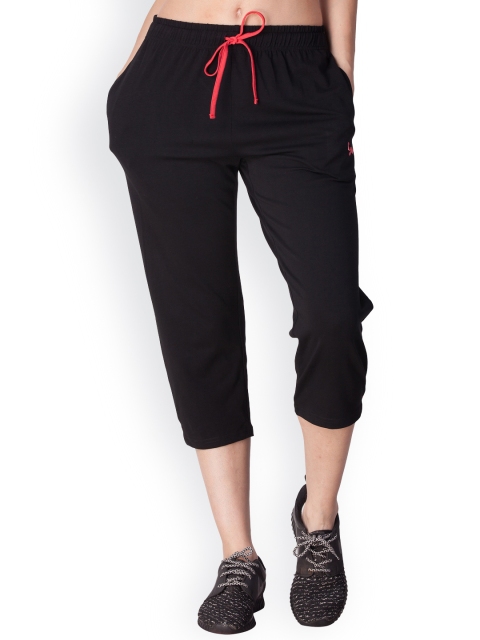 

LYRA Women Black Solid Track Pants