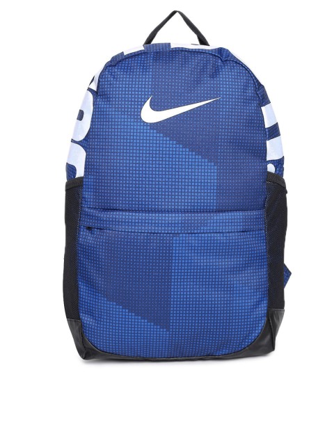 

Nike Kids Blue BRSLA AOP Checked Backpack