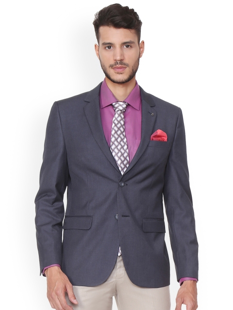 

Van Heusen Men Navy-Blue Slim Fit Formal Blazer
