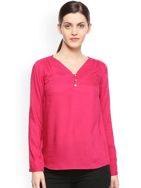 

Van Heusen Woman Pink Solid Top